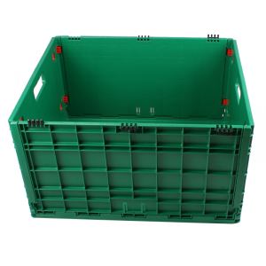 600*400*220 Mm Foldable Vented Plastic Crates