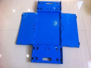 600*400*150 Mm Small Plastic Folding Solid Crates