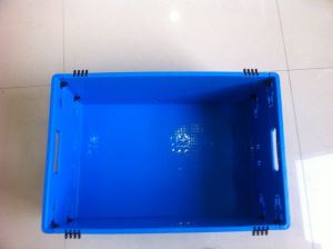 600*500*230 Mm Foldable Solid Small Plastic Crates for Fruits