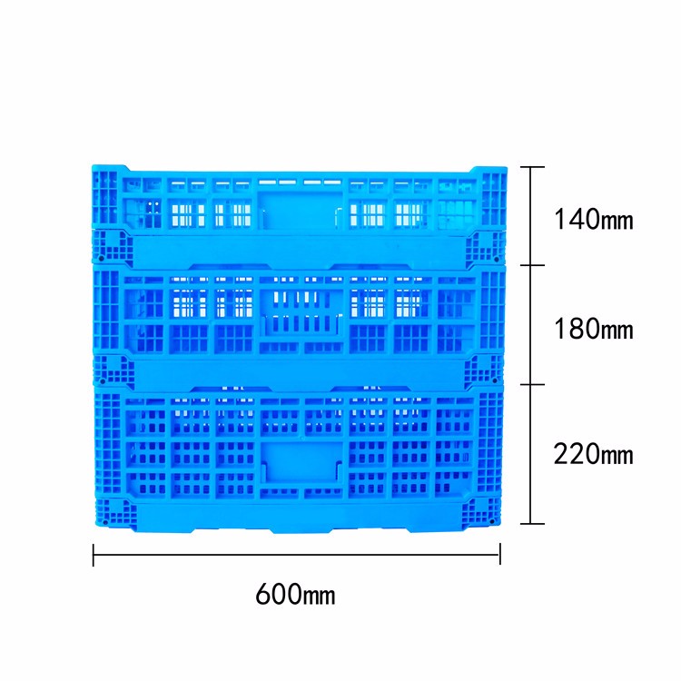 collapsible food grade crate