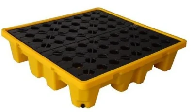 4-drum-spill-pallet-yellow-black-main 4-drum-spill-pallet-yellow-black-main