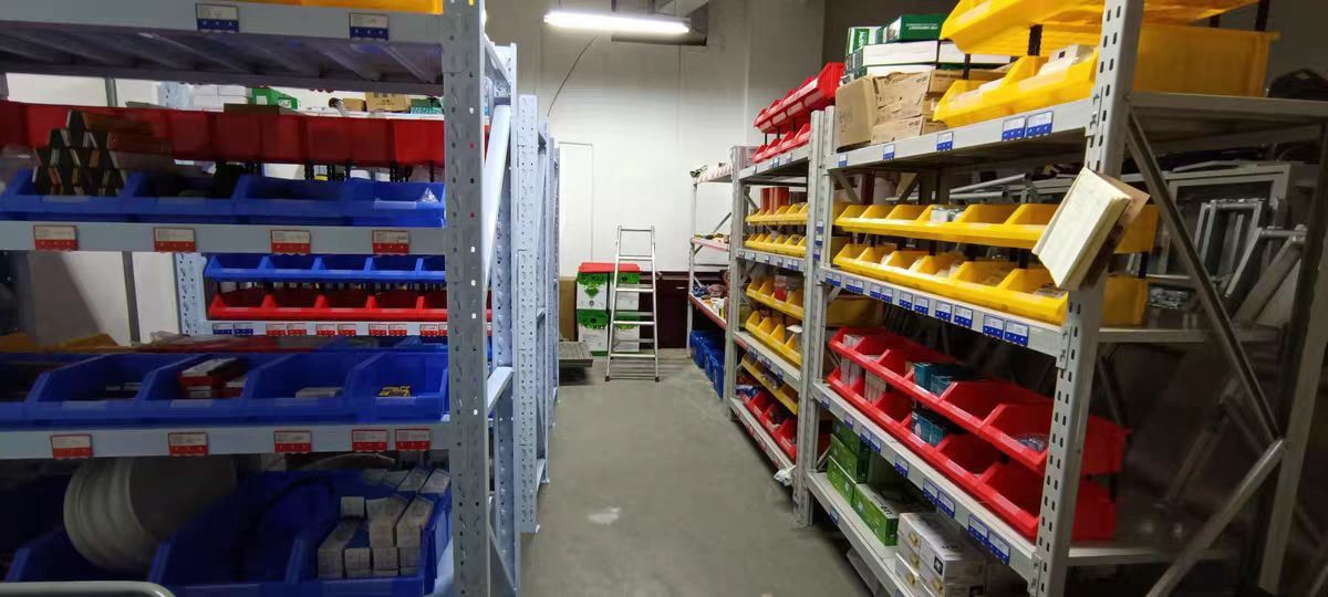 open front storage bin