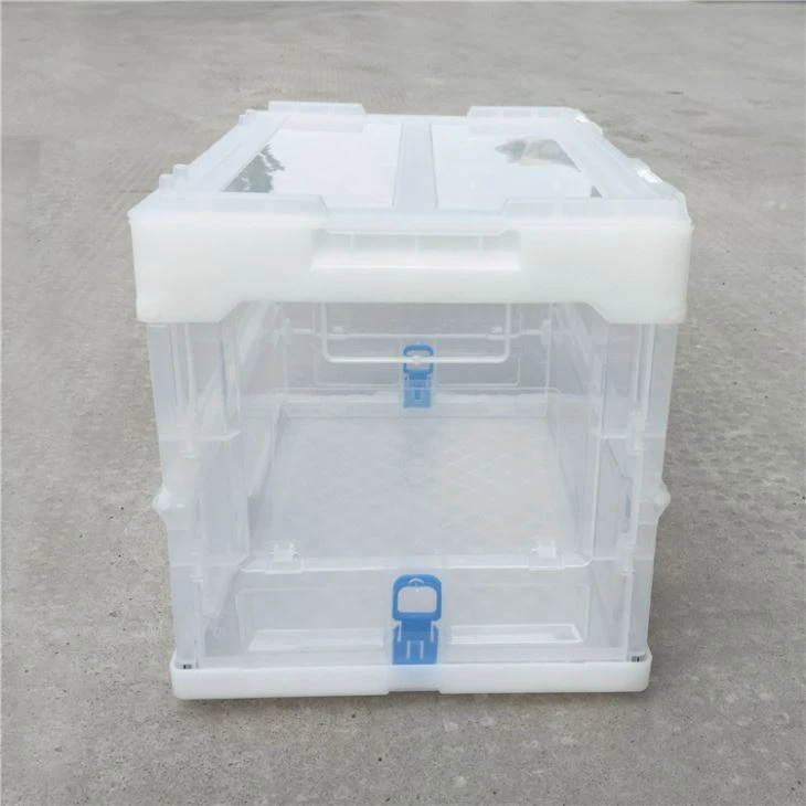 360*260*270mm Stackable Folding Plastic Crates, plastic Foldable Basket