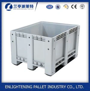 Steels Parts Storage Solid Plastic Pallet Box