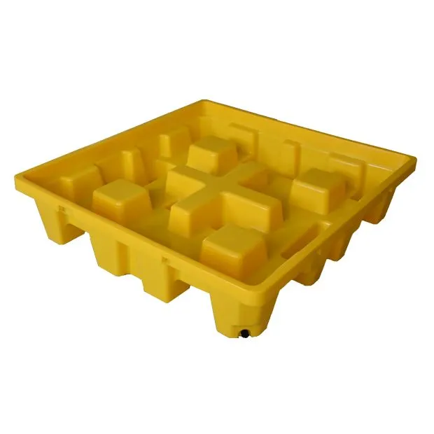 4 Drum Spill Pallet Oil Drum Spill Pallet Spill Containment Pallet Wholesale