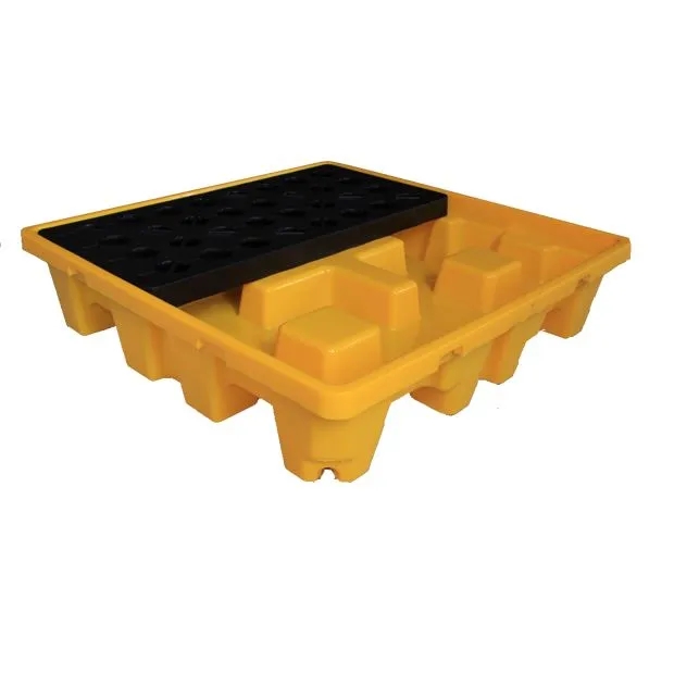 4 Drum Spill Pallet Oil Drum Spill Pallet Spill Containment Pallet Wholesale