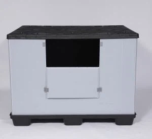 Foldable Box With Pallet And Lid