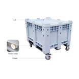 Solid Plastic Pallet Box For Seafood