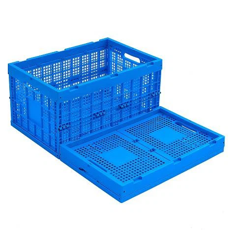 Grid Small Plastic Folding Crates