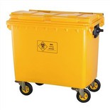 1100L 660L Medical Plastic Waste Bin