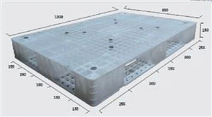 1300x880x150mm HDPE Plastic Industrial Pallets