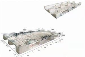 1830x1000x140mm Plastic ASRS Pallet For Warehouse