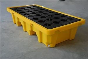 2-drum Oil Plastic Spill Containment Pallet