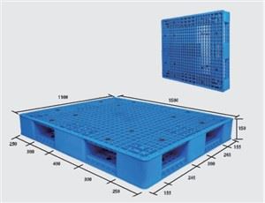 Double Faced Reversable Plastic Pallets Flour Industry Use