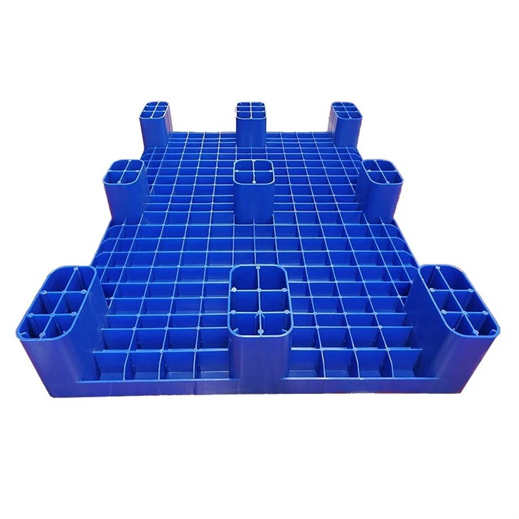 Heavy Duty 4way Entry Warehouse Storage Plastic Pallet For Printing Industry