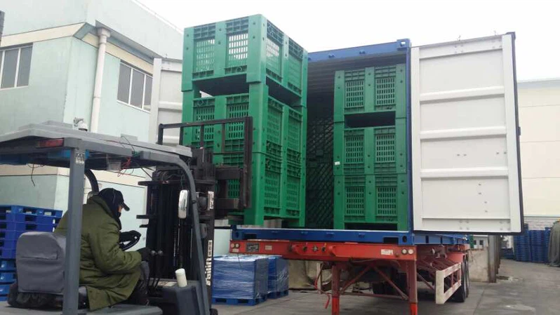 plastic pallet container shipping plastic pallet container shipping