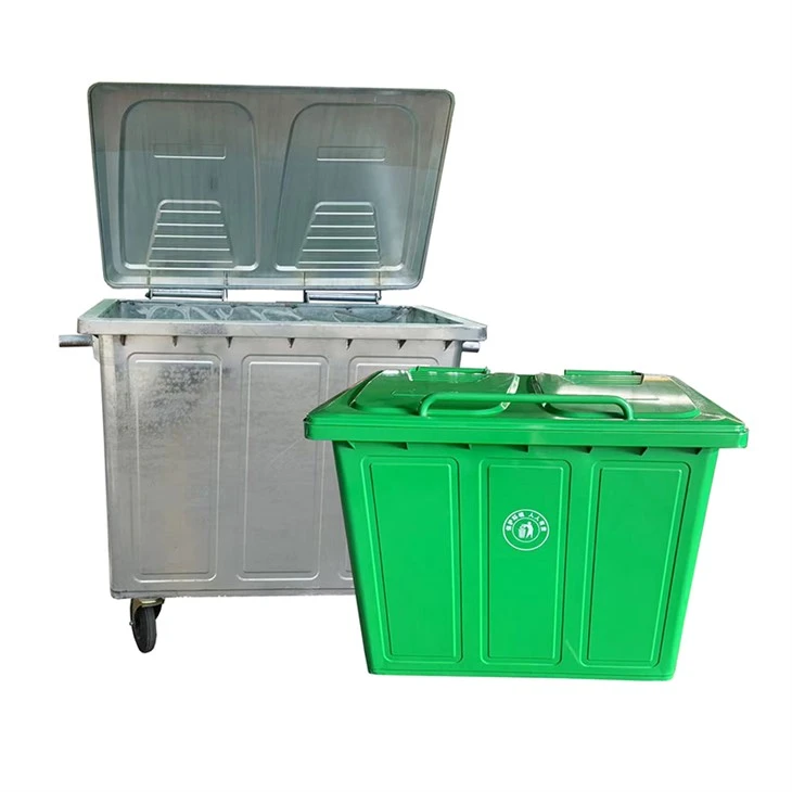 Large Fireproof Outdoor Trash Can For Industrial Use