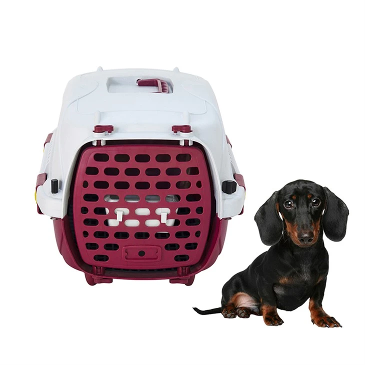 Portable Hard Plastic Pet Carrier Cage