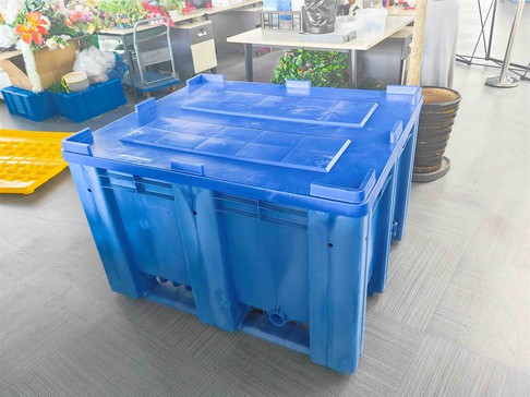 Plastic Solid Dolav Pallet Box For Storag 3 Plastic Solid Dolav Pallet Box For Storag 3