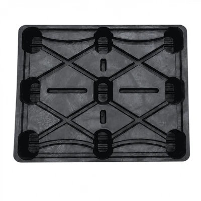 1100x1100 Compression Molded Plastic Pallet For Bulk Material Handling