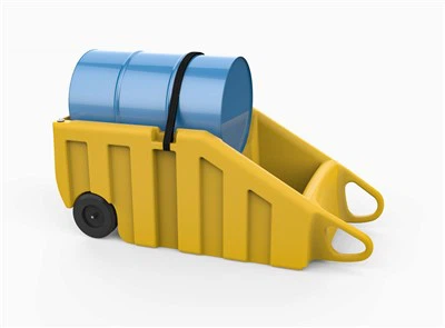 200L HDPE Spill Control Drum Trolley