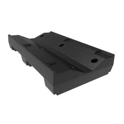 28" X 48" Black Rackable Plastic Roll Pallet