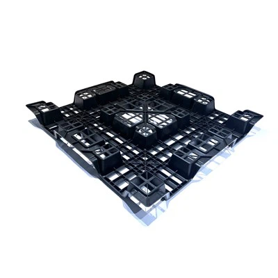 Durable 1100*1100*100mm Single Face Plastic Jumbo Bag Pallet