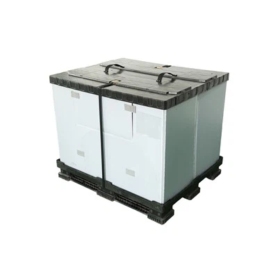 Moving Collapsible Plastic Shipping Pallet Sleeve Packs Crate