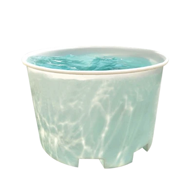 Plastic Water Cattle Trough Bucket With Lid