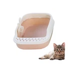 Semi-Enclosed Pet Toilet With Detachable Pedal
