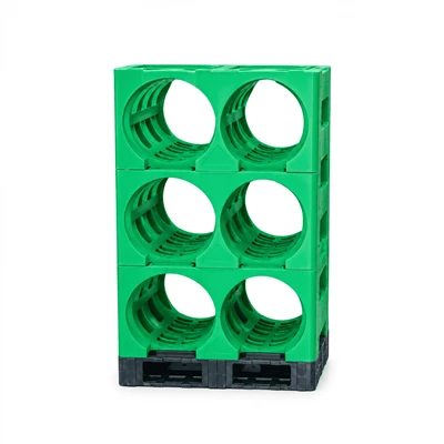 Stackable China Supplier Plastic Water Bottle Rack